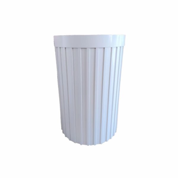 Cilindro Branco Ripado G